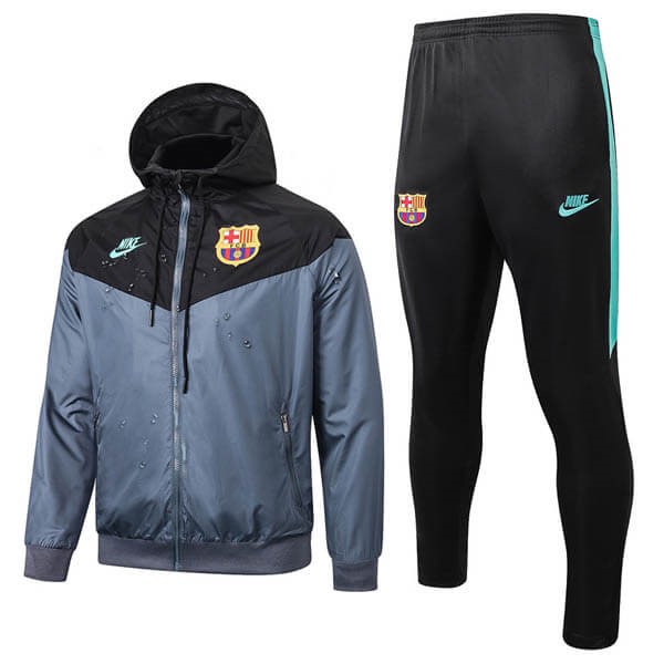 Coupe Vent Barcelone Ensemble Complet 2019-20 Gris